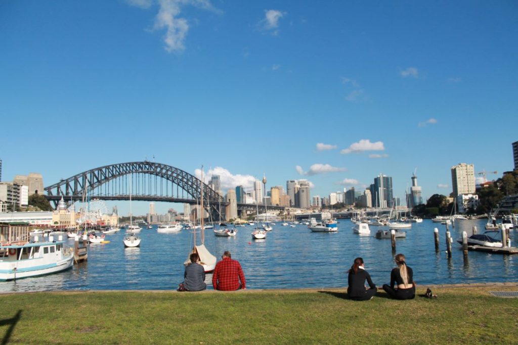 view of sydney from lavender bay