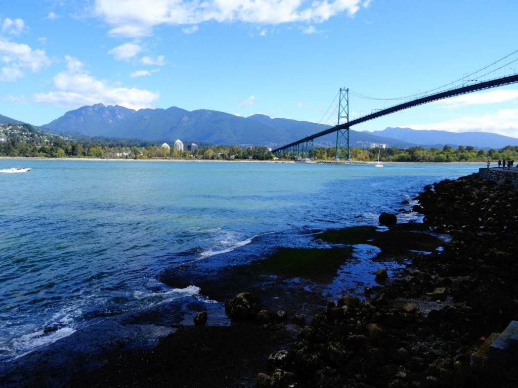 view from seawall walk vancouver