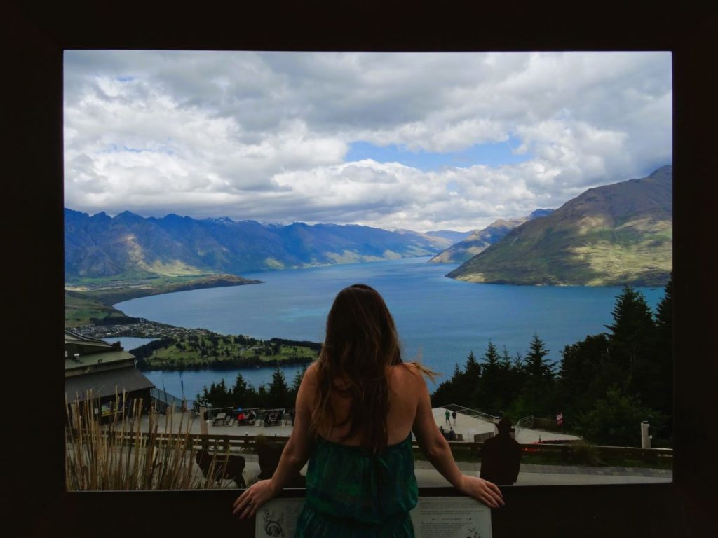 view from skyline gondola in queenstown