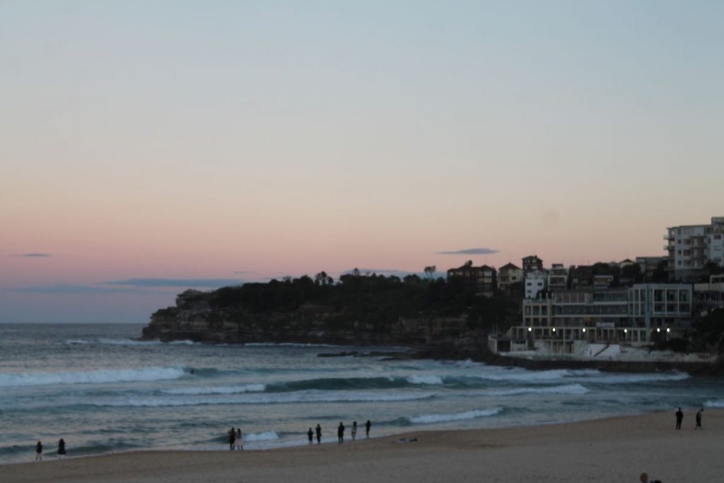 sunset bondi beach