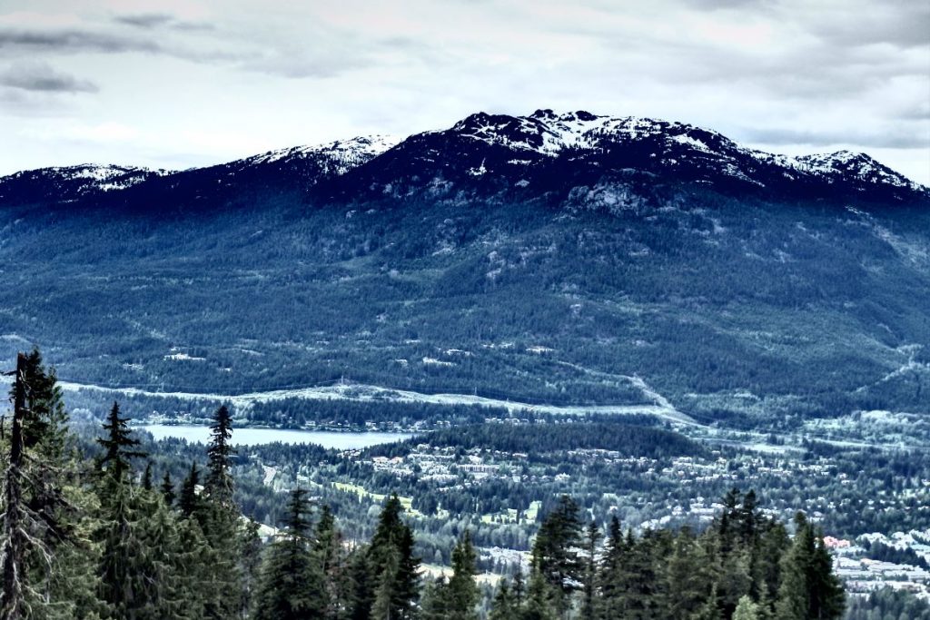 winter scenery whistler dramatic