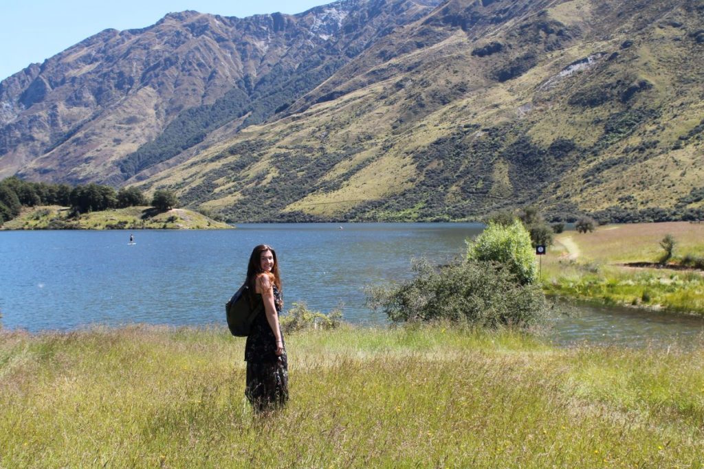 me at moke lake new zealand