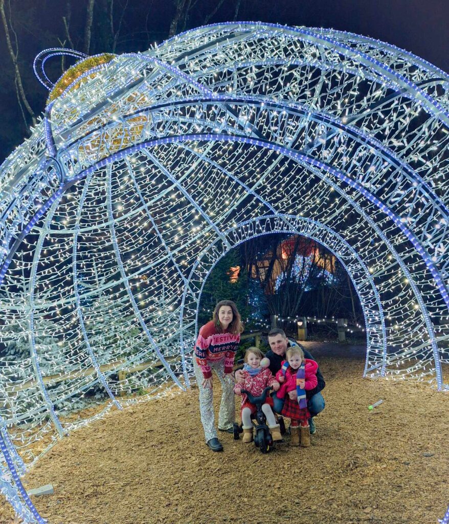 family center parcs christmas lights