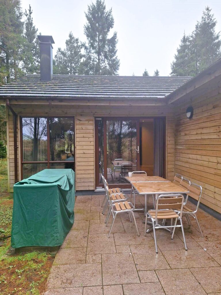 patio woodland lodge center parcs