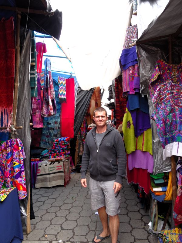 paul at chichicastenango market