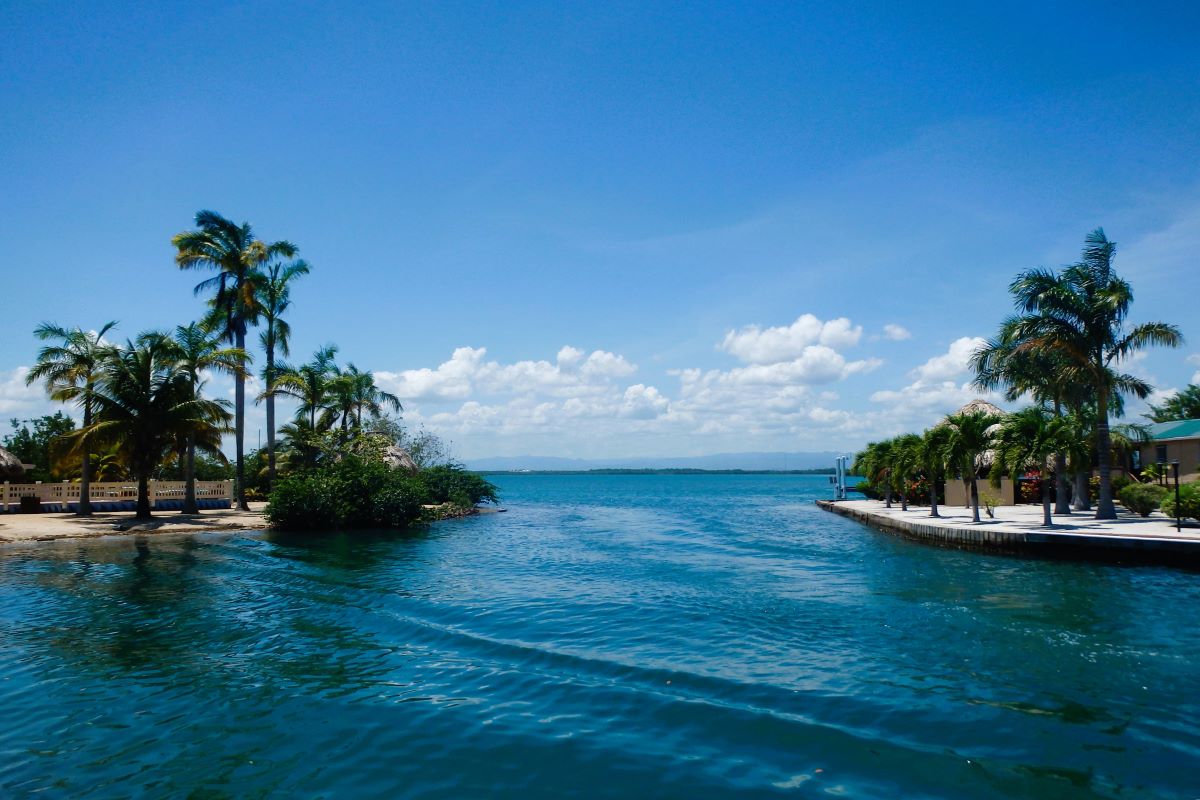 placencia harbor during two weeks in belize