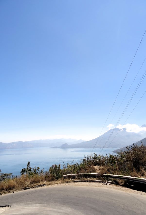 road into lake atitlan