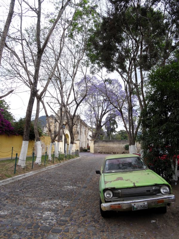 old car street antigua guatemala