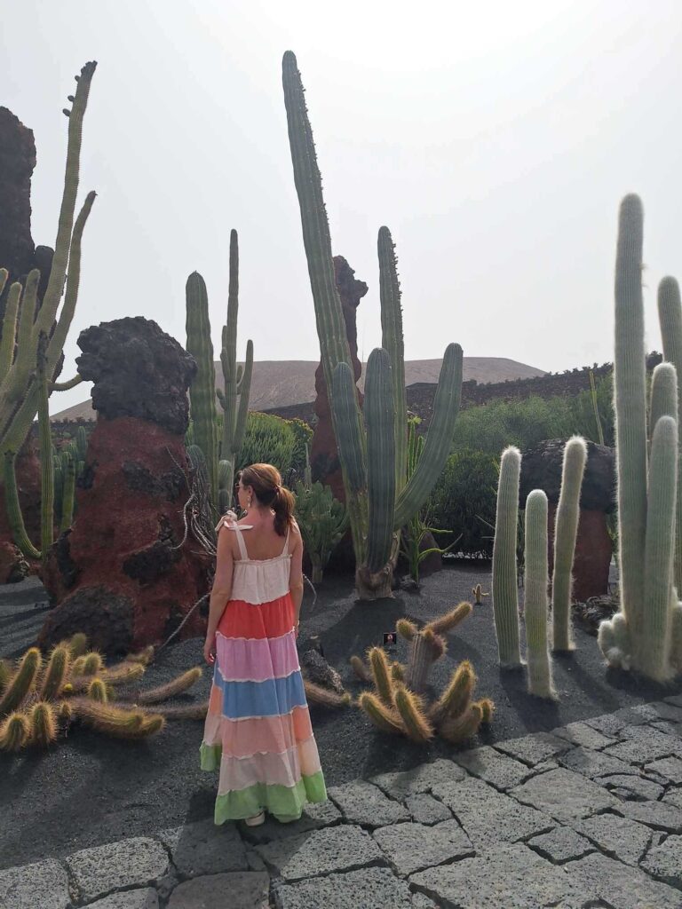 lady cactus garden lanzarote