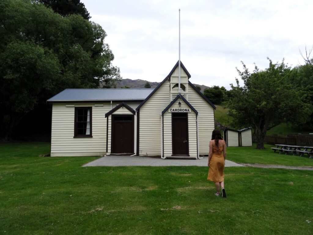 lady at church in Cardrona