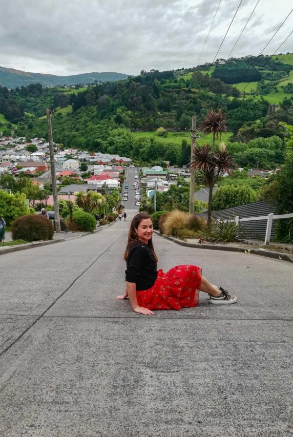 lady on baldwin street dunedin