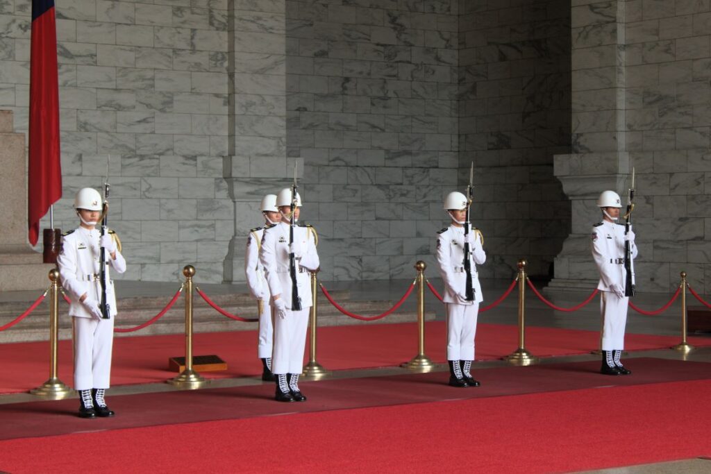 changing of the guards cks taipei