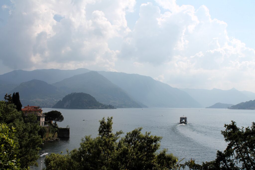 view from castello de vezio