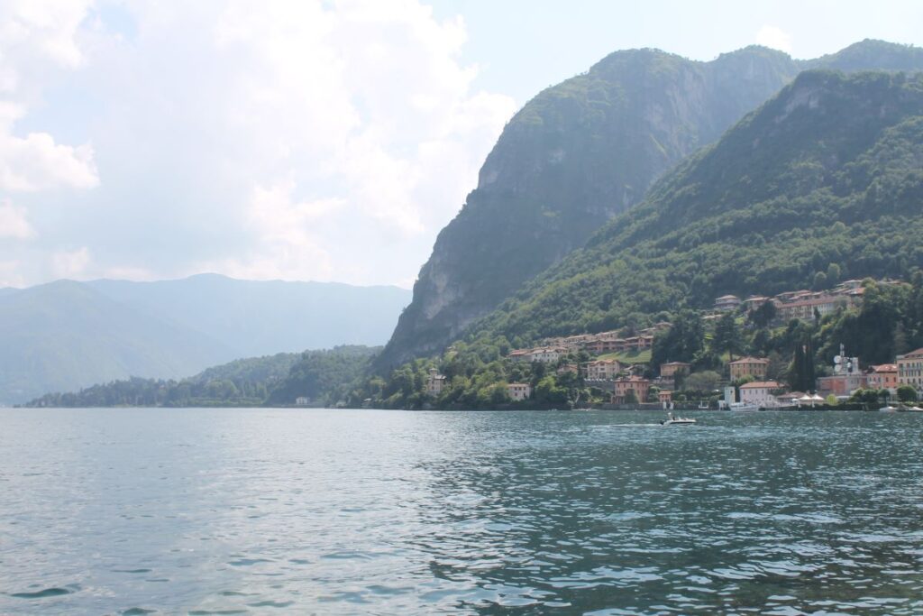 view from menaggio lake como