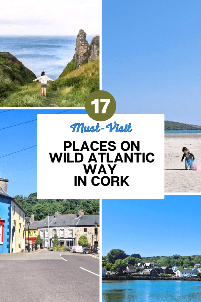 The Wild Atlantic Way route in County Cork is one stunning drive that takes in secluded beaches, colorful towns, and remote islands. It’s definitely worth it to drive this seriously scenic route – all in, it’s around 400 km.