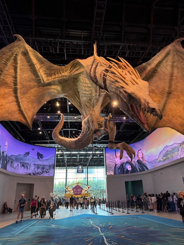 dragon at harry potter studios