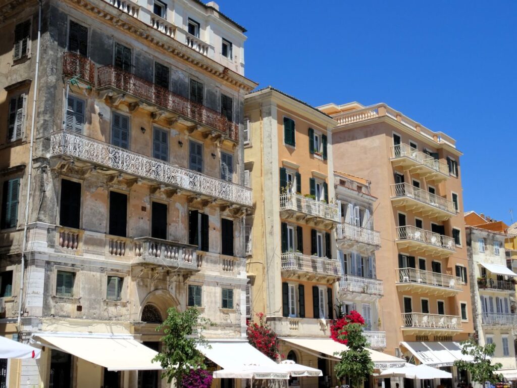 building old corfu town