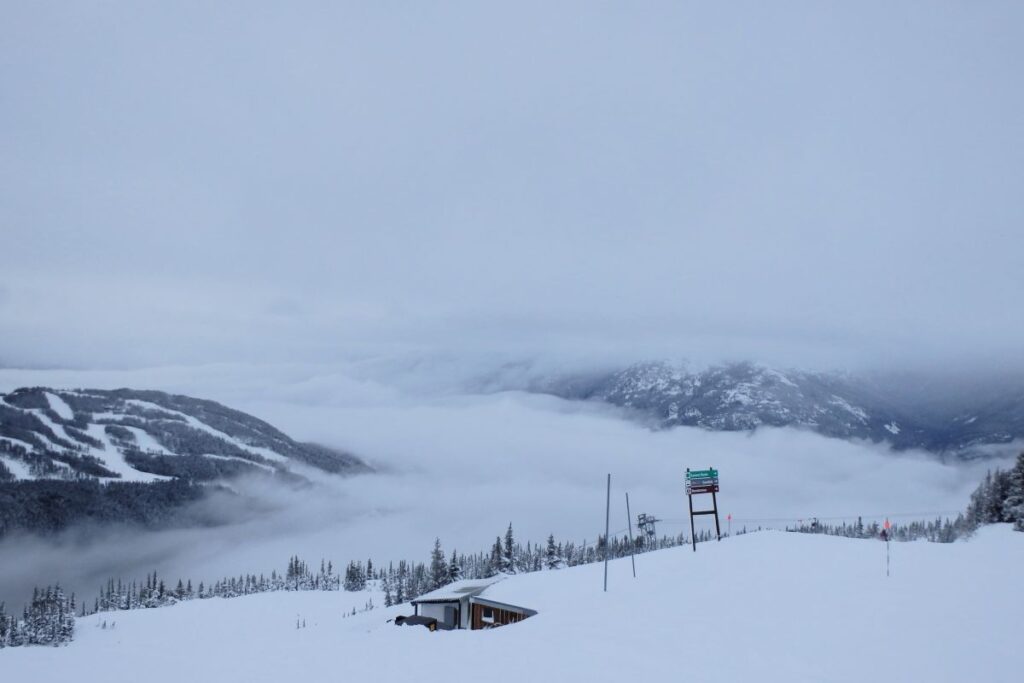 top of blackcomb mountain