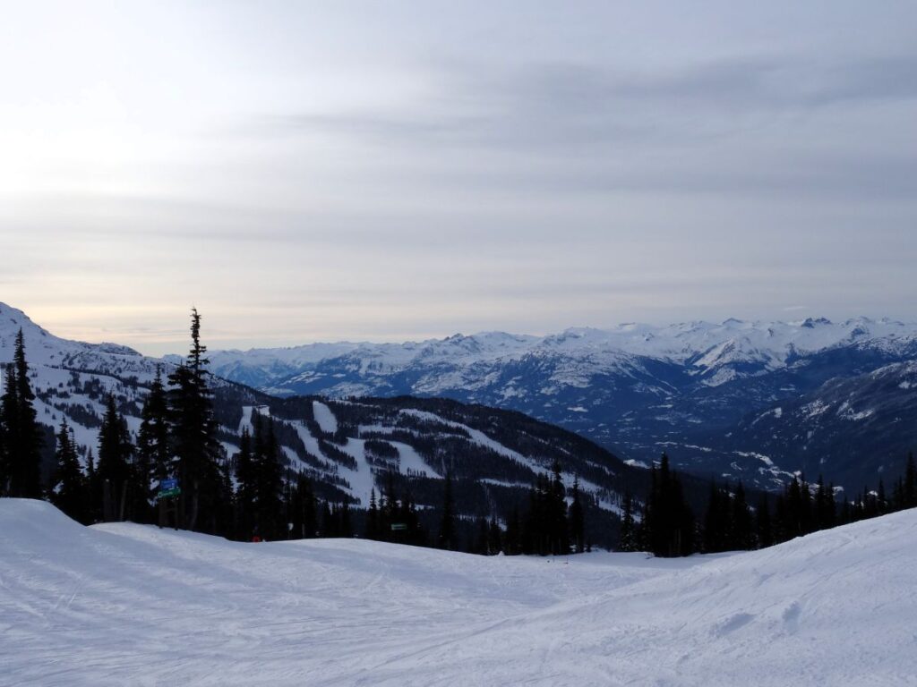 morning whistler mountain