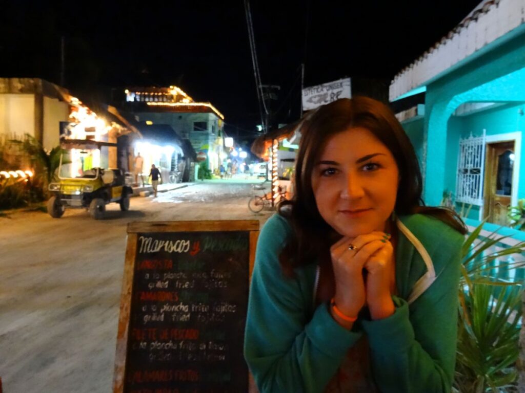 lady restaurant on isla holbox mexico