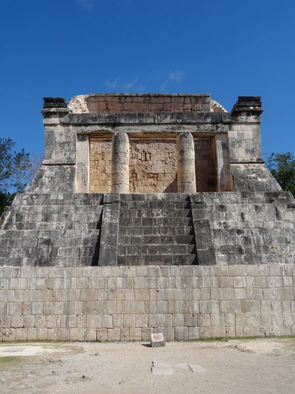 section of the temple of warriors
