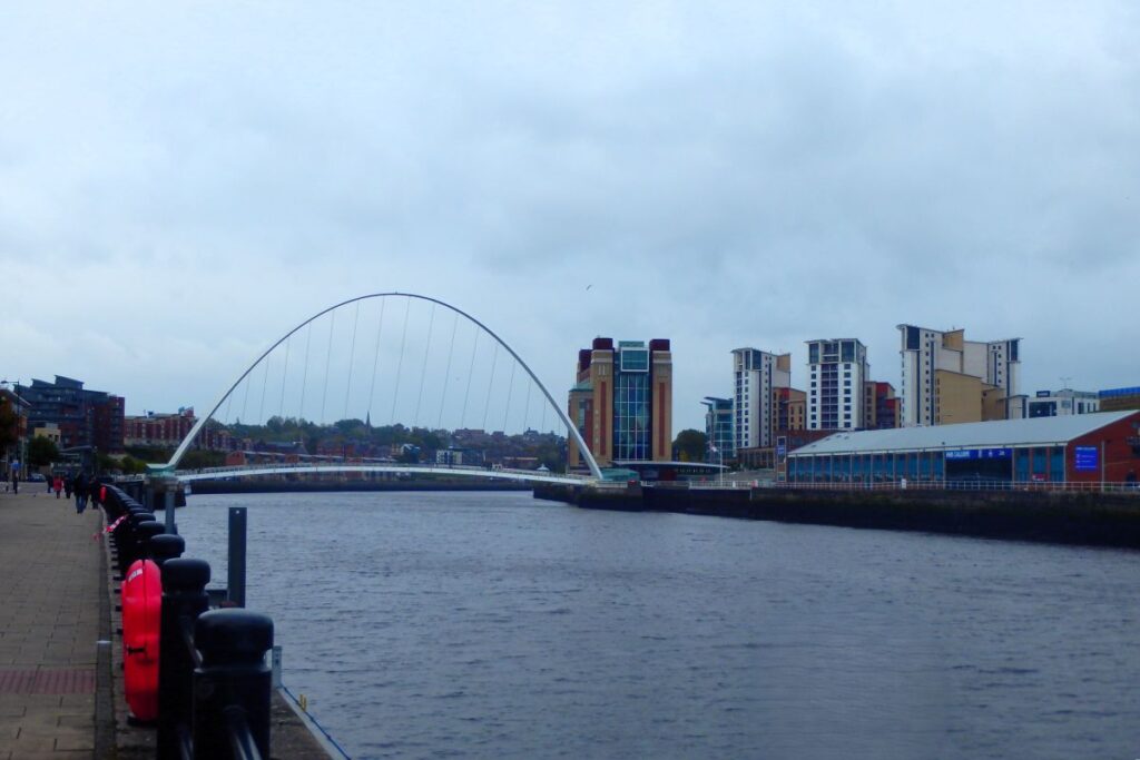 waterfront newcastle moody day