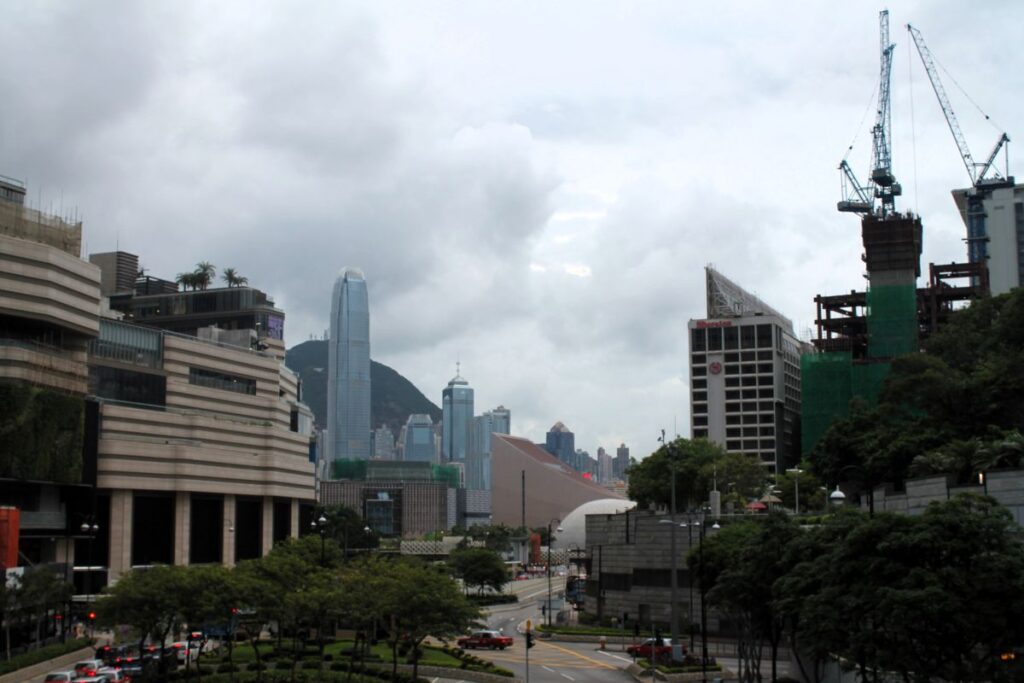 hong kong island view
