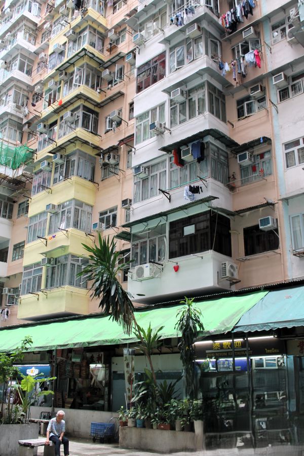 hong kong courtyard monster building