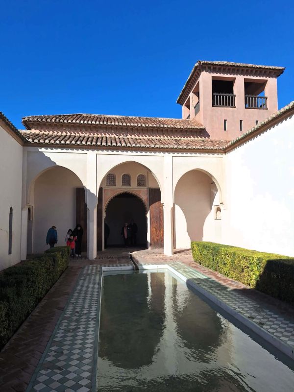 alcazaba courtyard