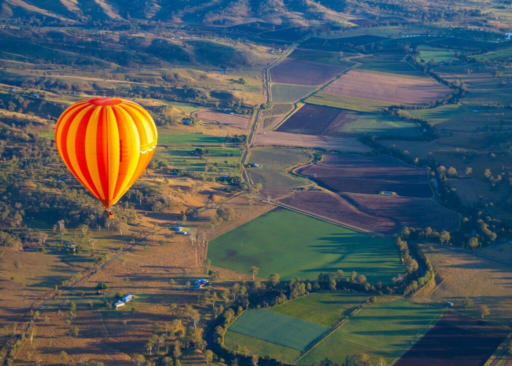 hot air balloon gold coast