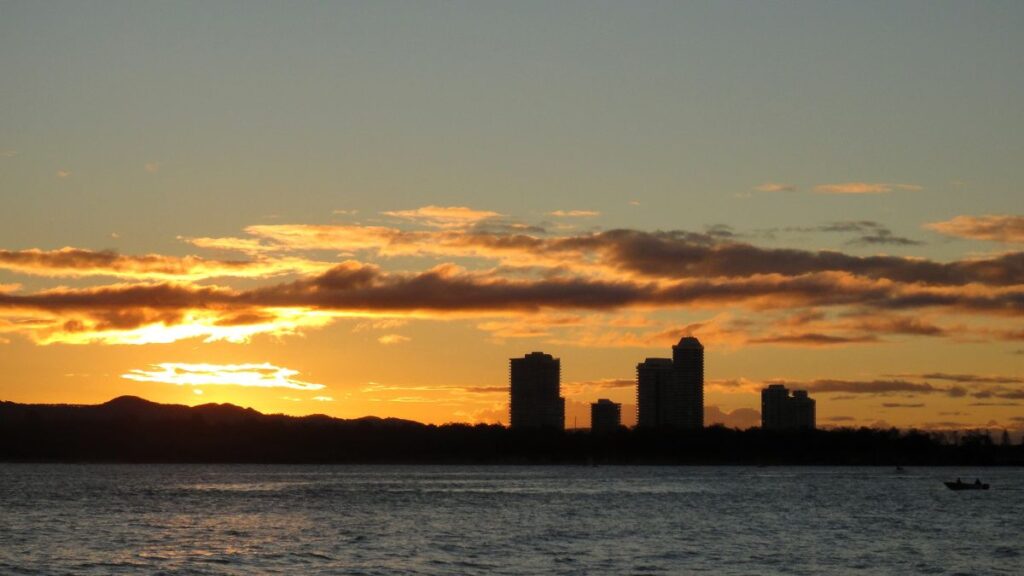 sunset views gold coast