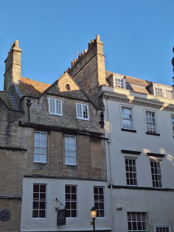 buildings in bath close up