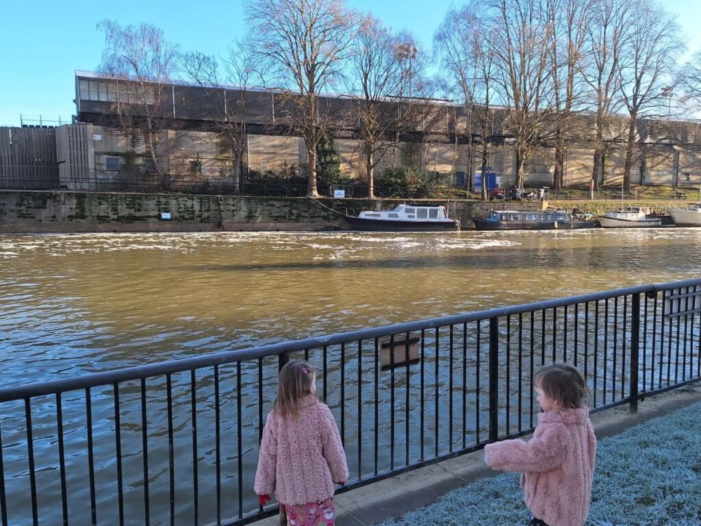 girls by river bath