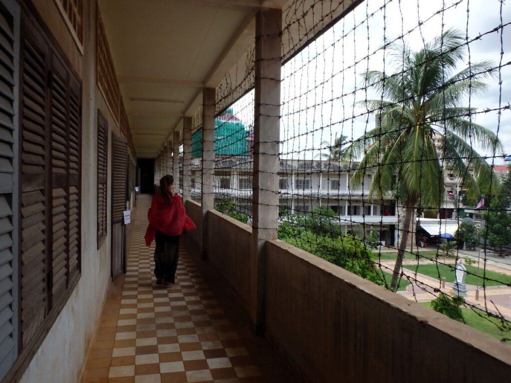 lady walking corridor S21