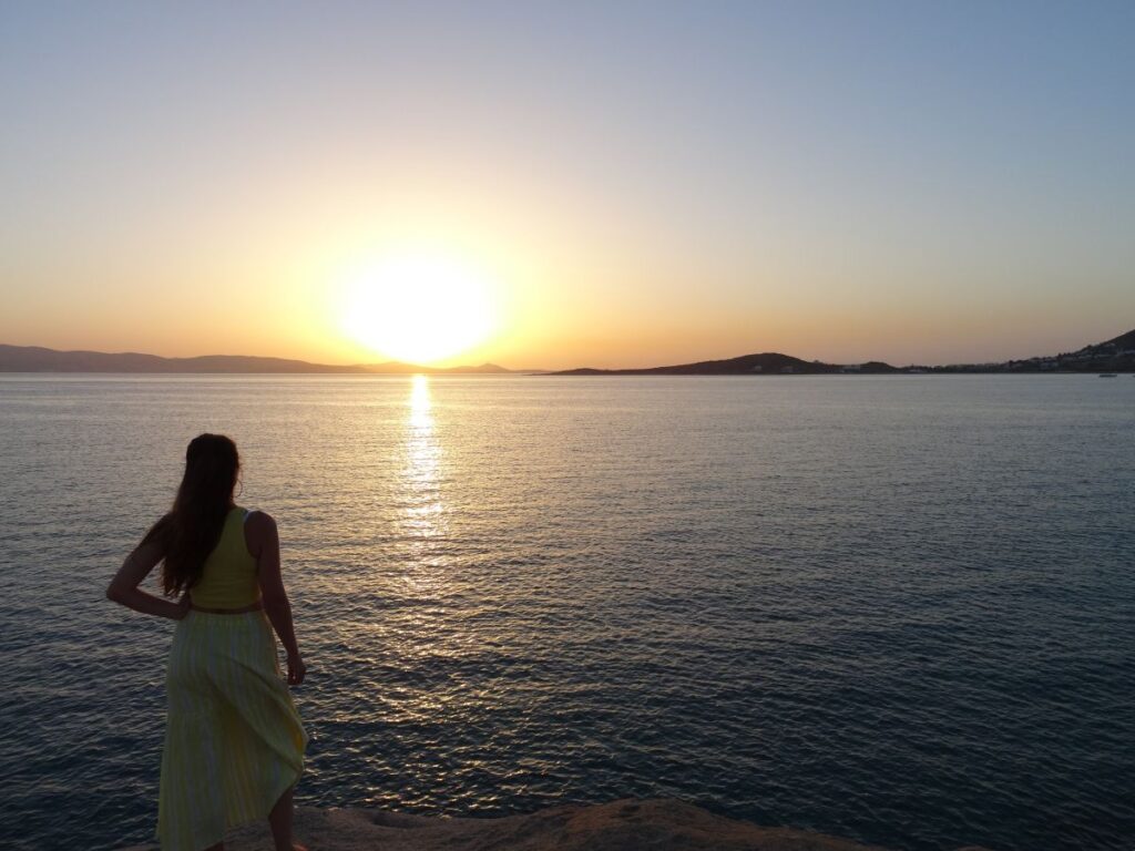 sunset at agios prykopios