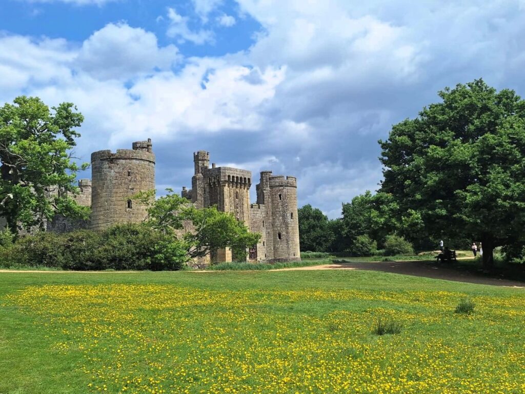 bodiam castle in summer