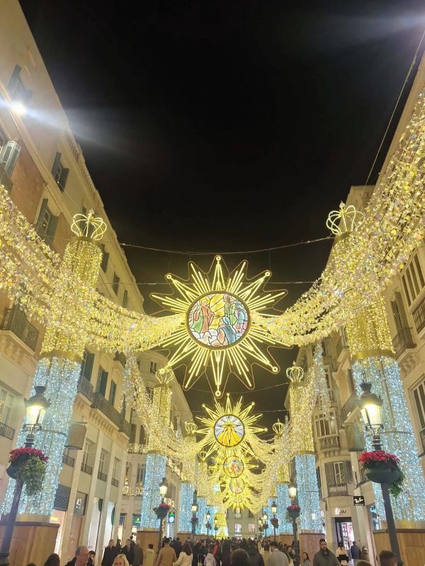 christmas lights malaga