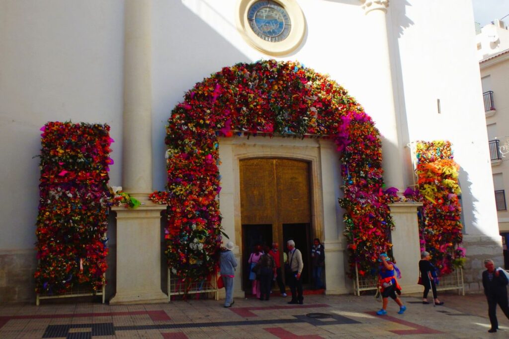 flower church old town benidorm