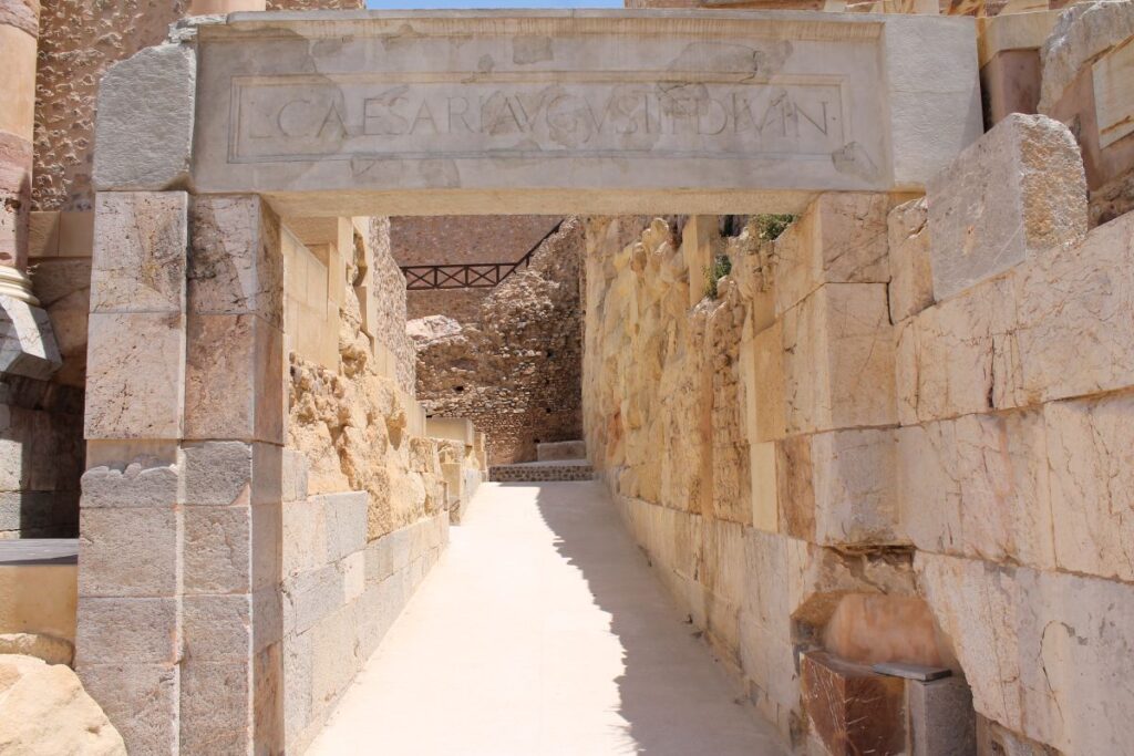 entry way roman theater cartagena