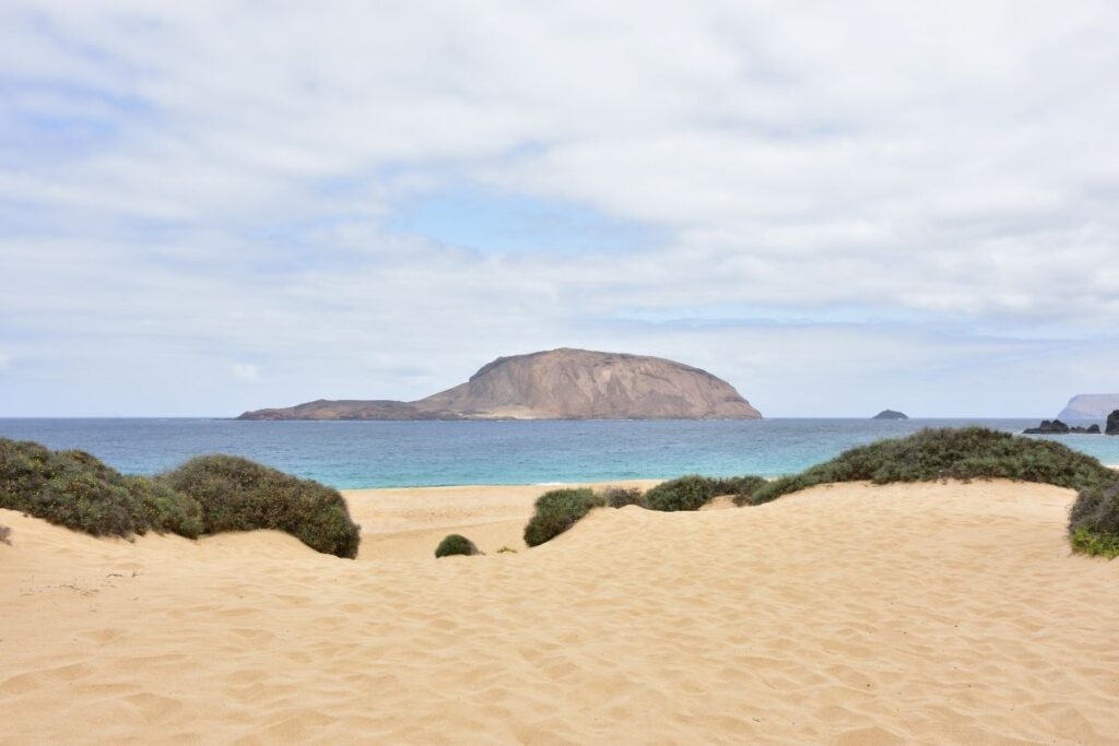 view from la graciosa island