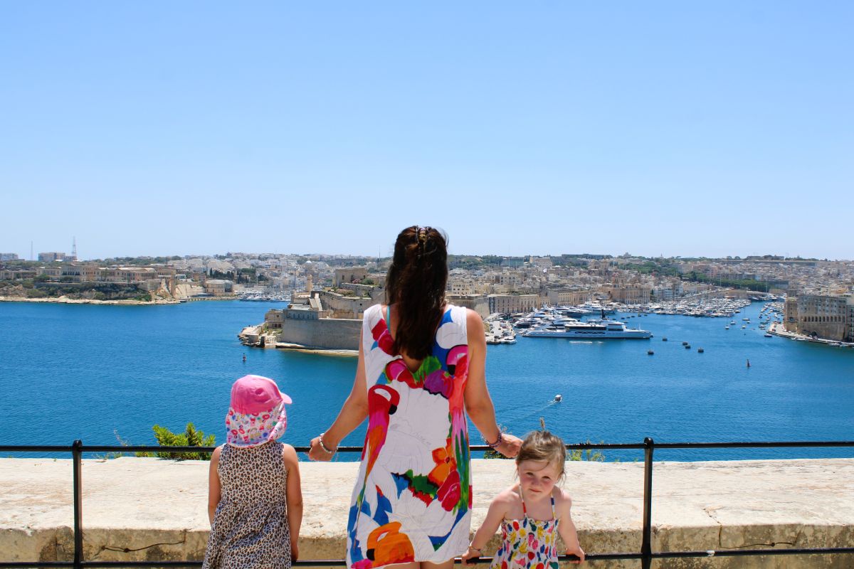 view from saluting battery valletta