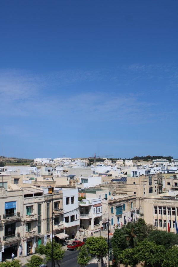 view from mosta church