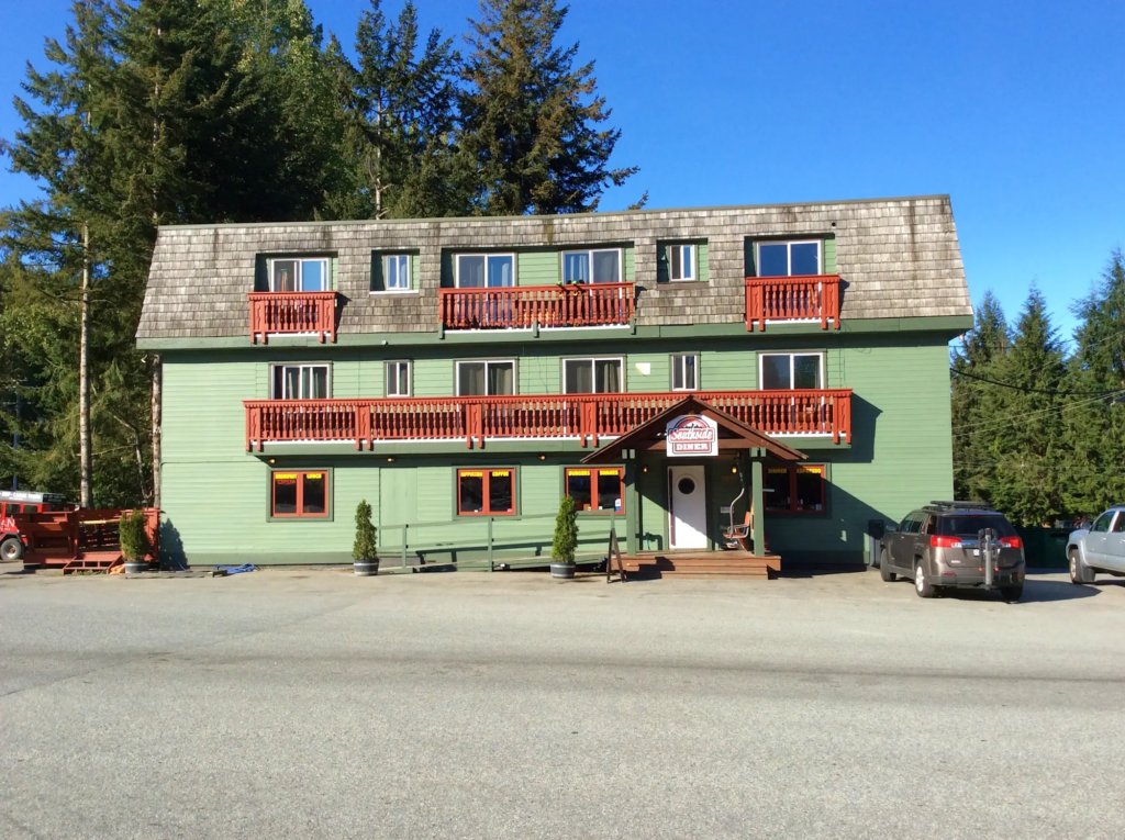 exterior southside lodge whistler creekside