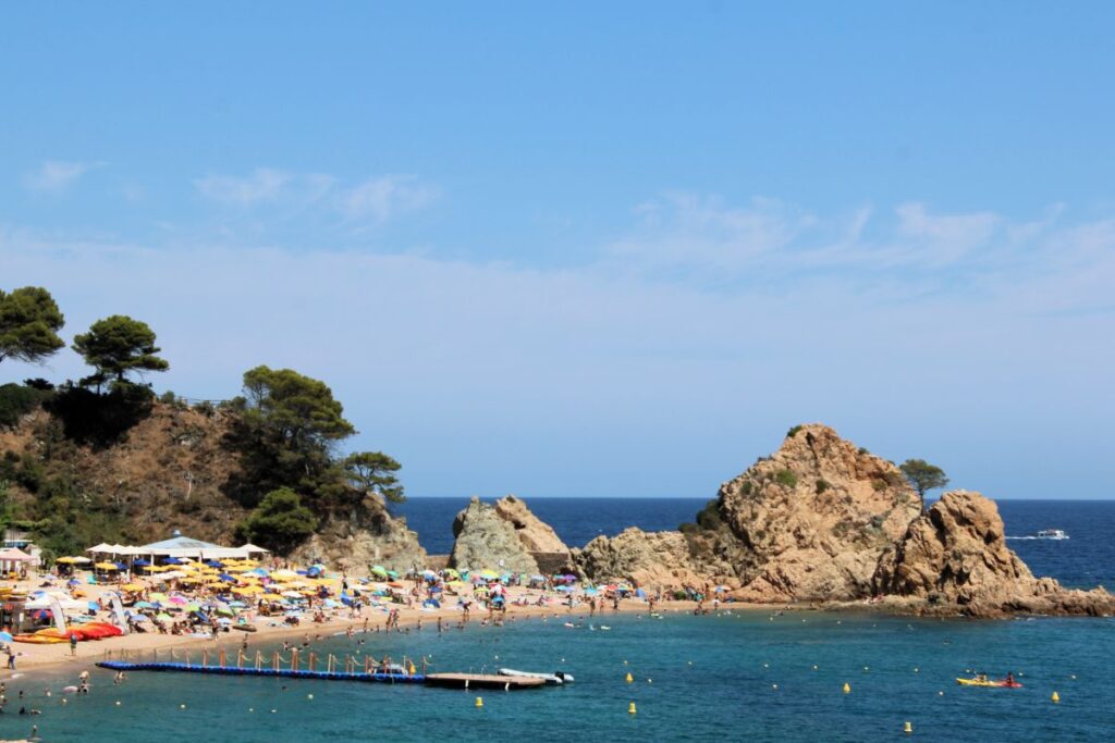 mar menuda beach tossa de mar