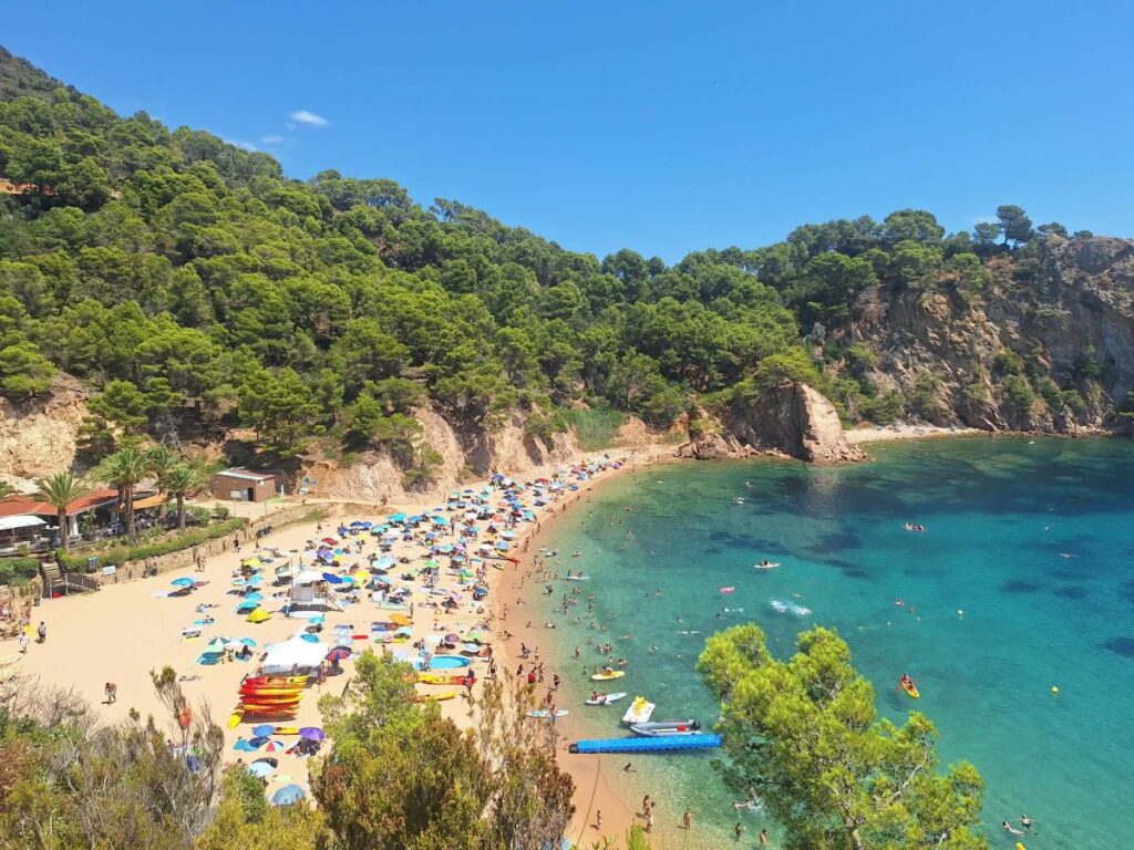 cala giverola costa brava