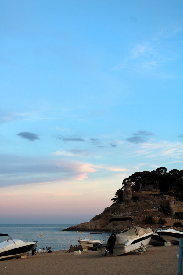 sunset plaja gran tossa de mar
