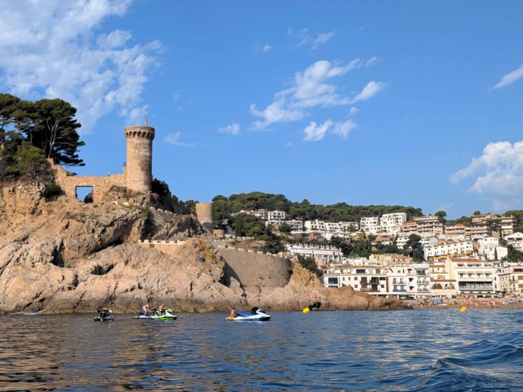 tossa de mar from the water