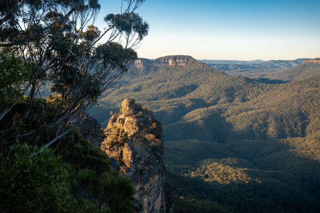 blue mountains evening