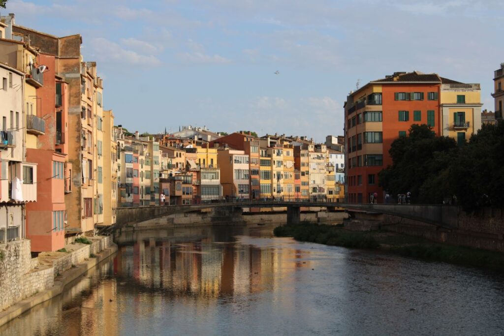 golden hour girona bridge