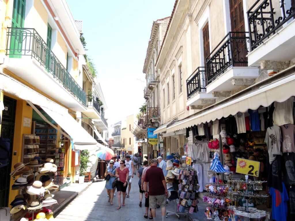 shopping street athens